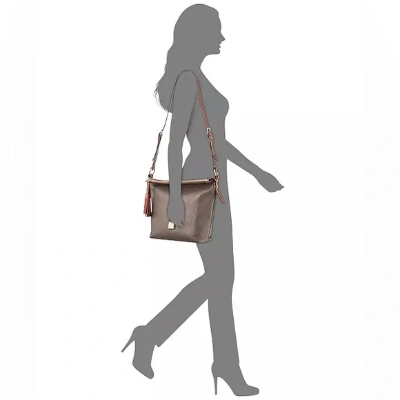 Dooney & Bourke Pebble Small Dixon Crossbody Bag - Picture 13 of 13